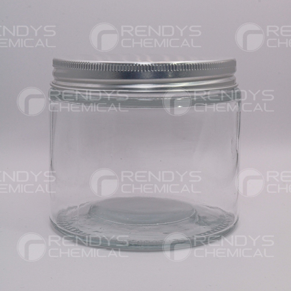 Jar Kaca Bening 200ML 400ML 500ML 750ML Bulat Tutup Aluminium / Toples Kaca / Glass Jar 200 400 500 750 ML / Stoples Serbaguna