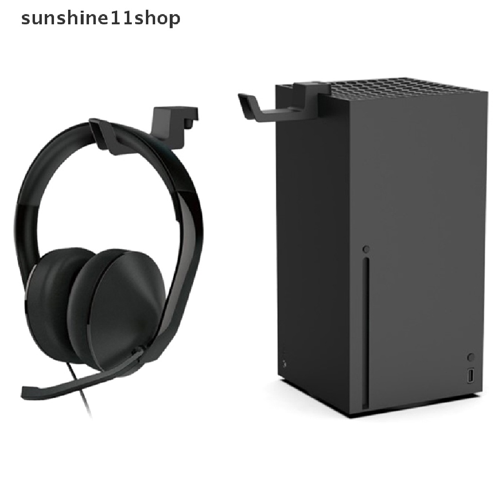 Sho For Xbox Series X Earphone Hook Holder Untuk Konsol Game Rak Penyimpanan Headset Gantung Display Stand Earphone Aksesoris N
