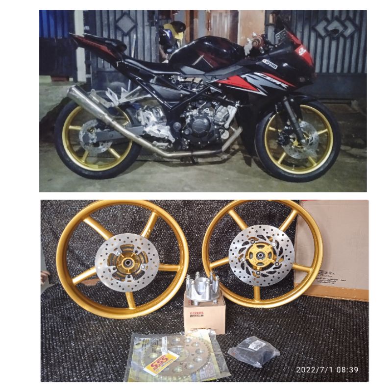 Velg cb/cbr 150 vrossi RCB down size