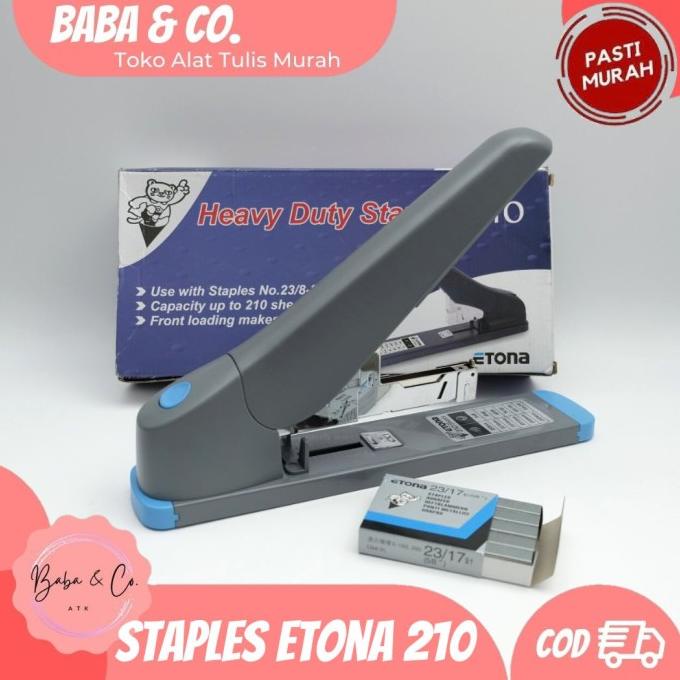 

STAPLES ETONA 210 STAPLES ETONA BISA JILID 210 LEMBAR PERLENGKAPAN ATK