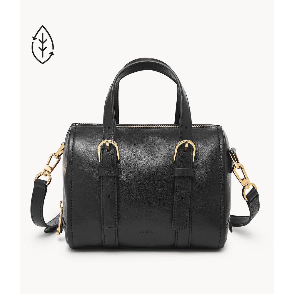 Fossil Carlie Mini Satchel Black Tas Wanita ZB1856-001