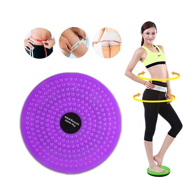Body Trimmer Jogging Plate / Waist Twisting Disc Alat Olahraga Pelangsing Pengecil Perut Pinggang Pengencang Bokong