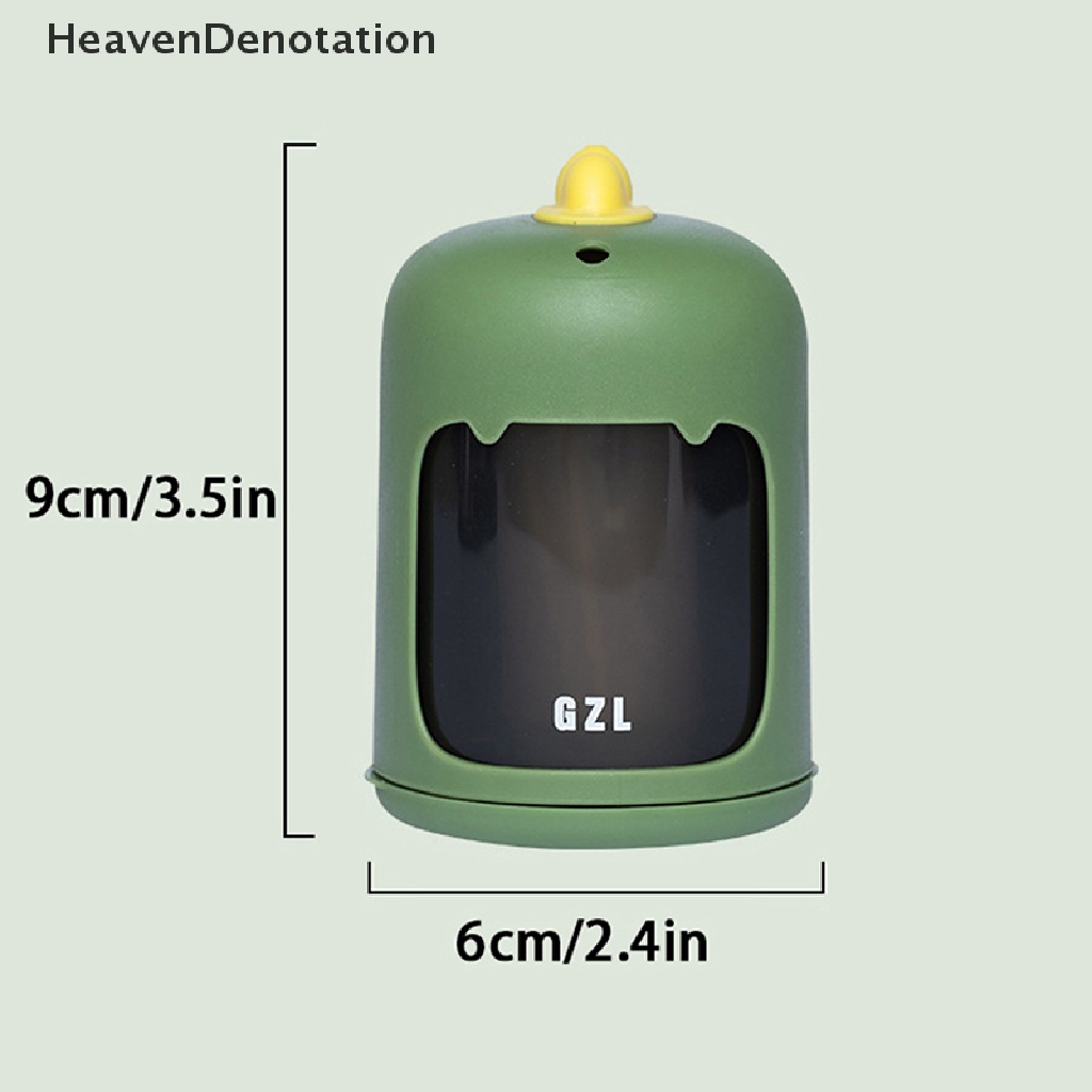 [HeavenDenotation] Tempat Tusuk Gigi Kartun Dinosaurus Desktop Kotak Dispenser Tusuk Gigi Otomatis HDV