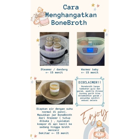 paket chicken bonebroth doctorbroth by madam yeni (bening / kental ) bisa mix