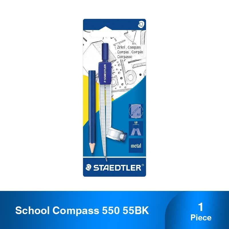 

Terlaris ✨ -Staedtler School Compass 550 55BK Set Jangka- 2.2.23