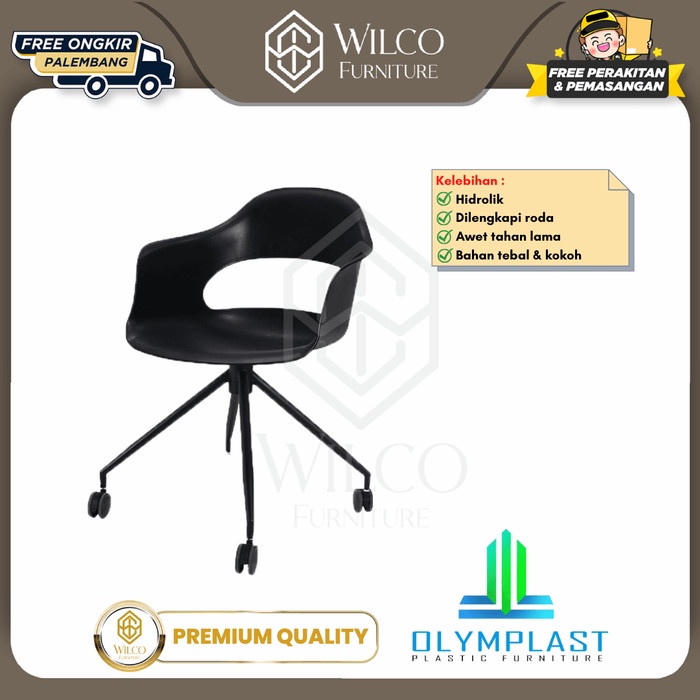 Kursi Kantor Avanty B Olymplast Kaki Roda / Kursi Plastik Palembang