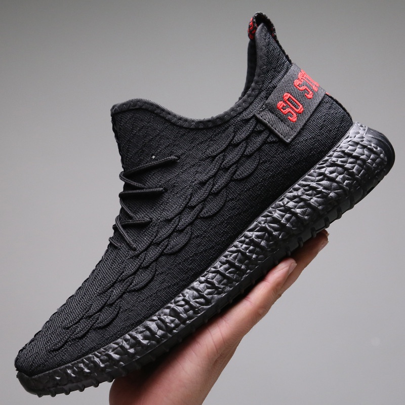 SALE 114744 Sepatu Pria Sneakers Import Termurah Sport Korean Style Trendy Men's Casual Woven Shoes Bertali Nyaman Dipakai