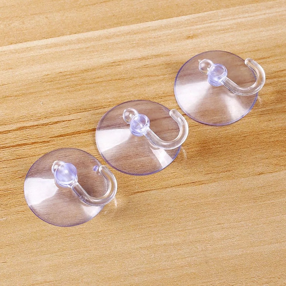 Hot Sale/Grosir Pengait Dinding Jendela Kaca Transparan/Gantungan Suction Cup Suckers Mini Kuat/Perlengkapan Kait Dapur Kamar Mandi