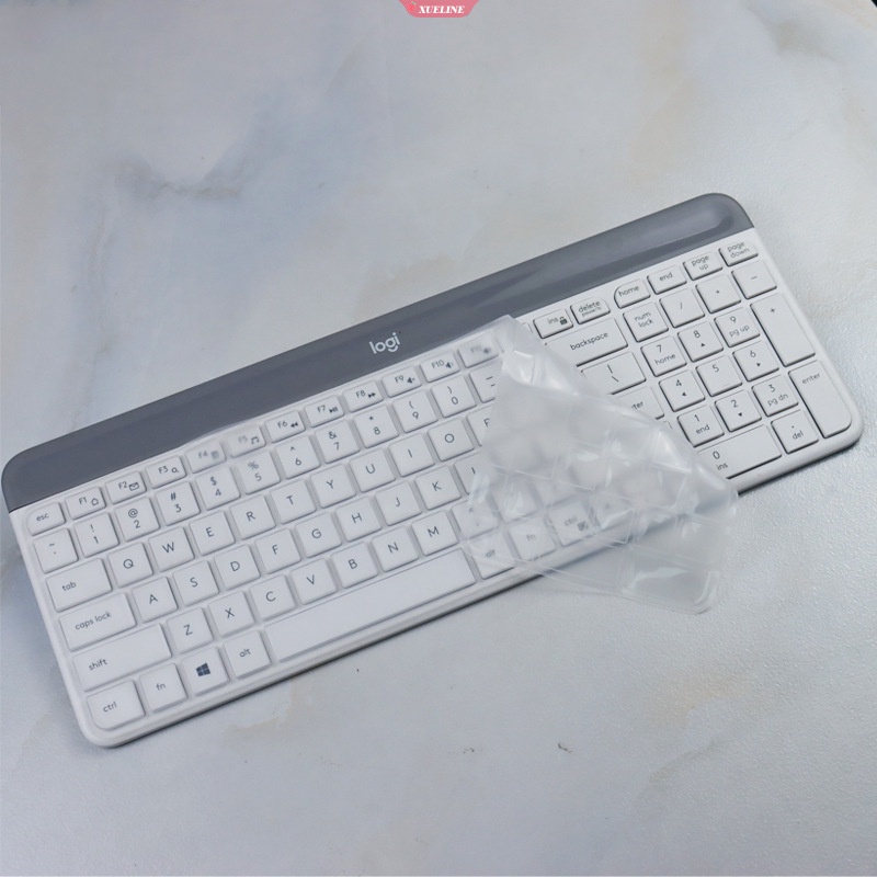 K580 Cover Keyboard Untuk Logitech K580 K470 MK470 Untuk Logi Set Transparan Silikon Pelindung Kulit Case Film Tipis Aksesoris [ZXL]