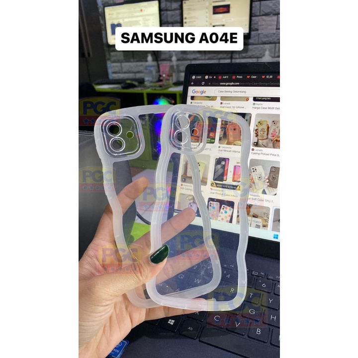 Case Clear Gelombang ( SAMSUNG A04E ) Casing Hp Terbaru 2023 - PGC MALL
