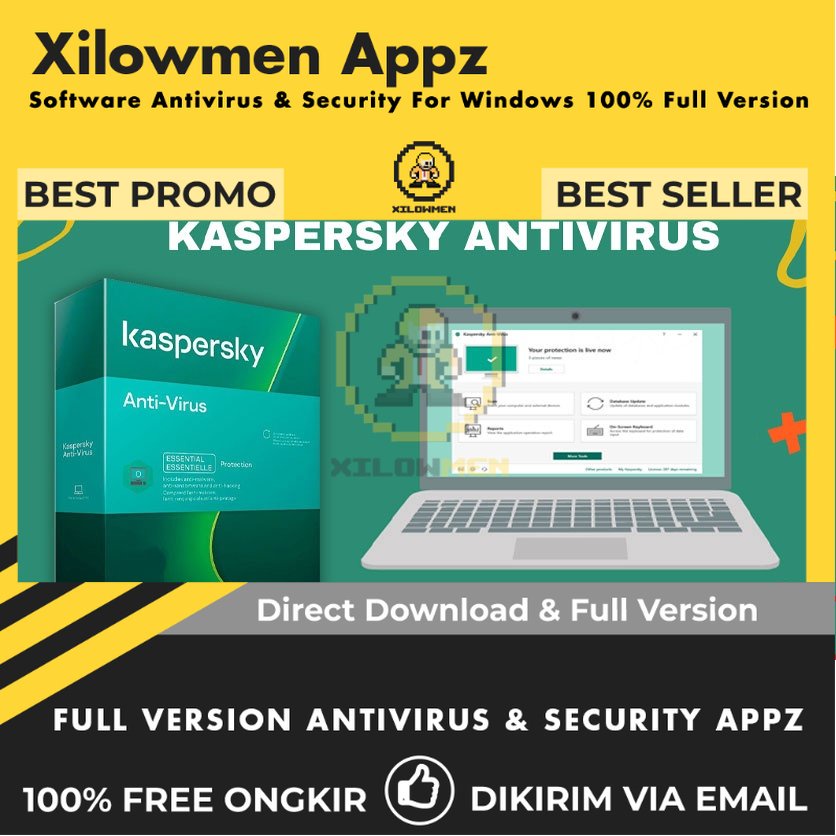 [Full Version] Kaspersky AntiVirus 2023 Pro Security Pro Lifetime - Antivirus Terbaik untuk Perlindungan Komputer