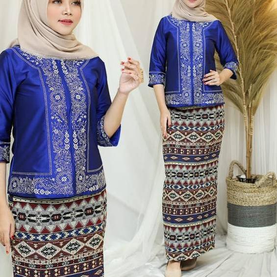 ☉ Atasan Blouse / Kebaya Rosi Full Bordir - AF711 ۝