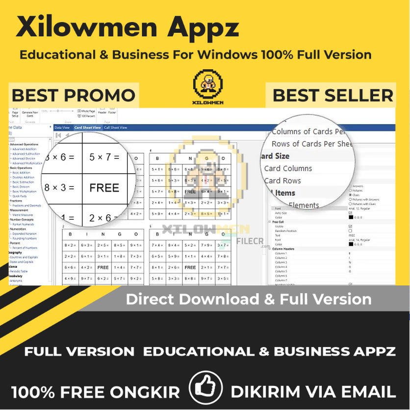 [Full Version] Schoolhouse Bingo Professional Pro Educational Business Lifetime Win OS