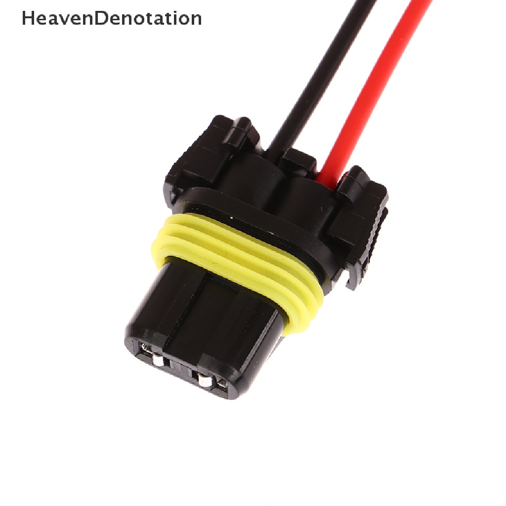 [HeavenDenotation] 1pasang Konektor Adapter Female Soket Bohlam HB3 HB4 Untuk Lampu Kabut Depan HDV