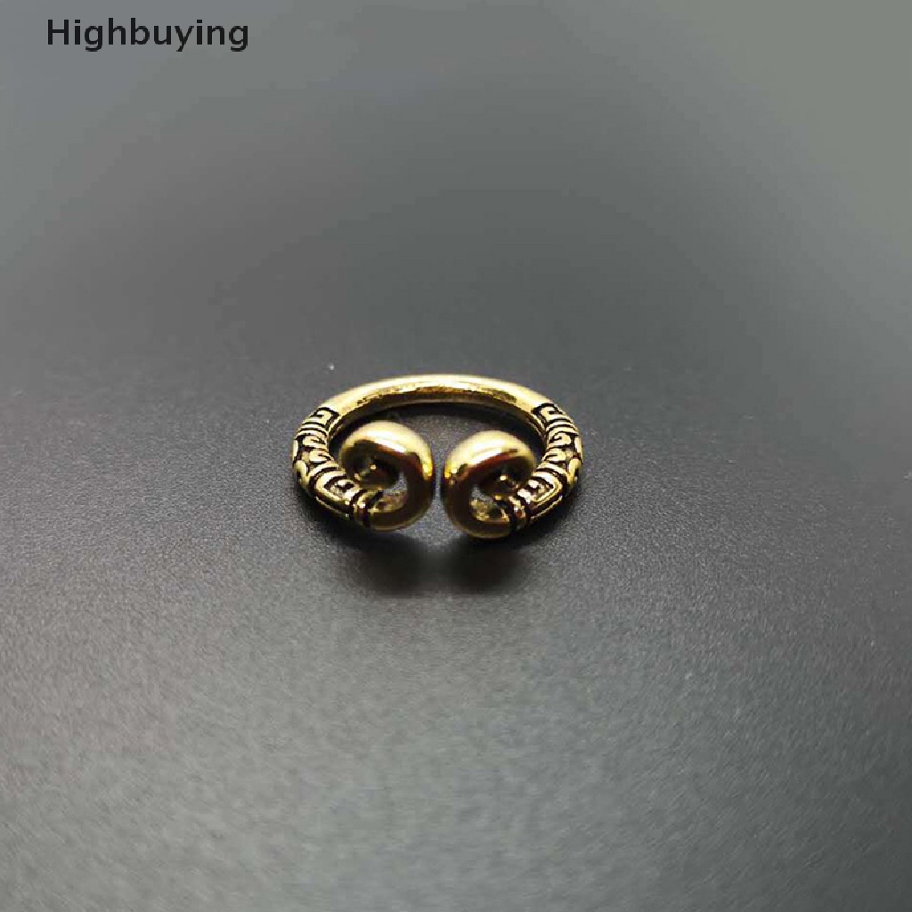 Hbid Cincin Monkey King Lucu Cincin Pasangan Couple Pria Monkey King Golden Cudgel Ring Resizable Finger Rings Untuk Wanita Pengencang Mantra Cincin Golden Rod Open Ring Glory