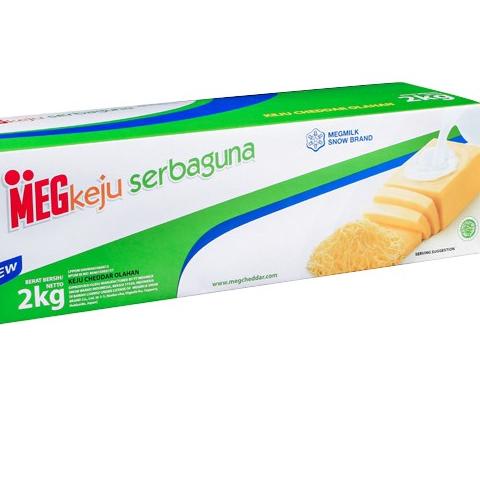 

✥ Keju MEG CHEDDAR Serbaguna 2 KG cheese ◙