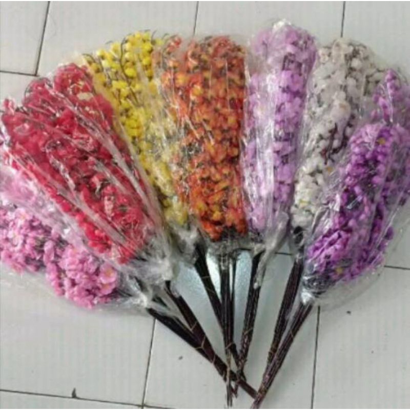 bunga sakura plastik bunga sakura tangkaian bunga sakura hias