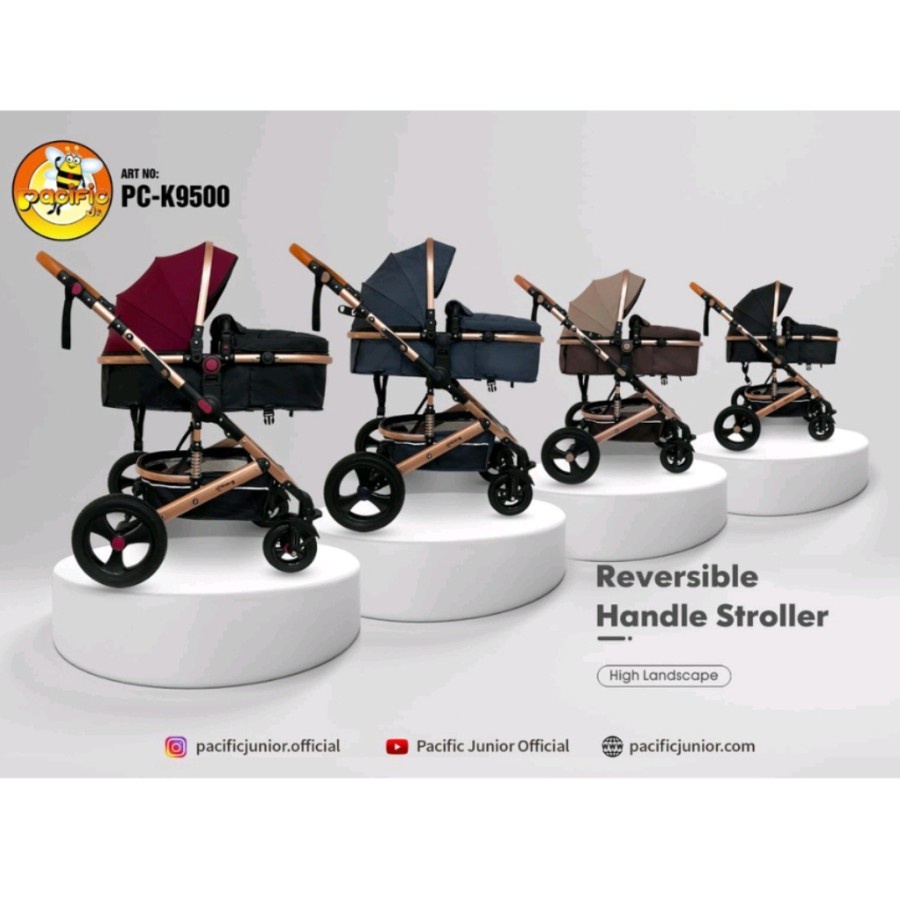 STROLLER BABY PACIFIC CONVERTIBLE PC-K9500