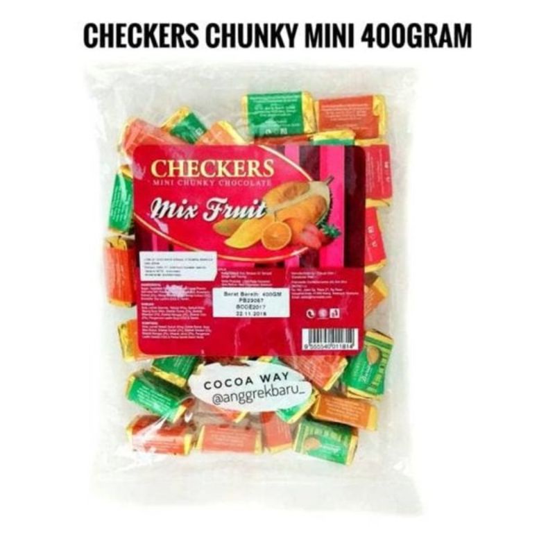 

Checkers Mix Fruit Coklat