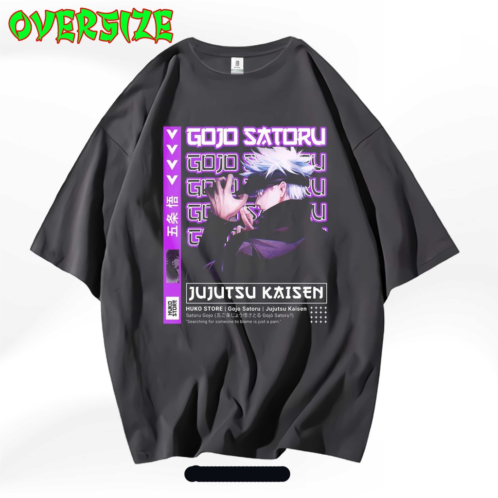 JUJUTSU GOJO SATORU KAOS ANIME OVERSIZE (WASHING) VINTAGE TEE