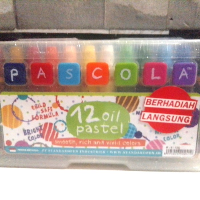 

Terlaris Crayon Pascola 12 Warna Oil Pastel Isi 12 Pcs (1 Lusin)