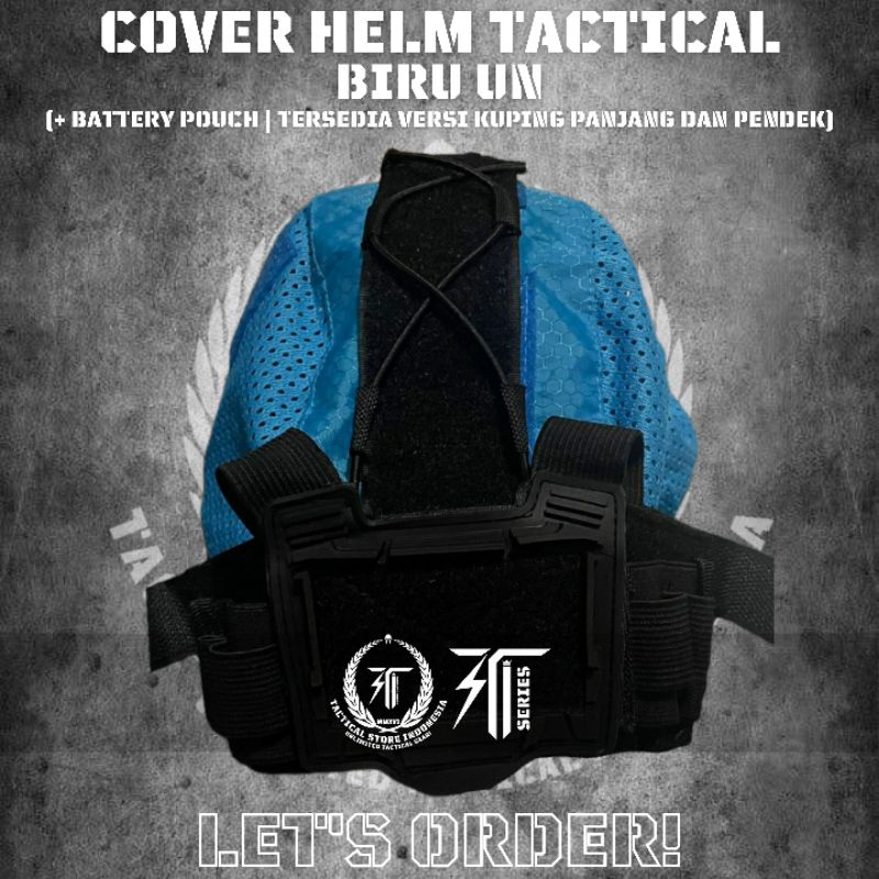 Cover Helm Tactical Biru UN / Cover Helm Balistic Biru UN