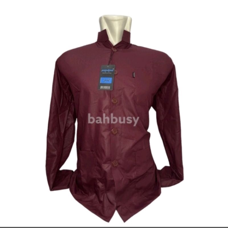 1 KODI BAJU KOKO AMMU  MERAH MAROON 100% ORIGINAL