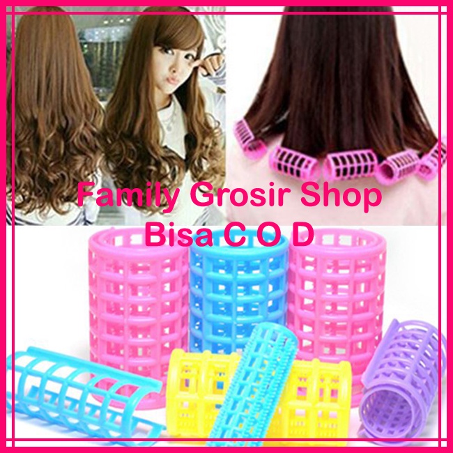 Roll Rambut Isi 5 / Roll Rambut Murah / Alat Blow Keriting Curly