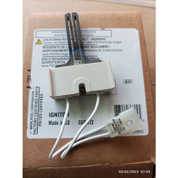 Igniter pemantik dryer maytag whirpool original
