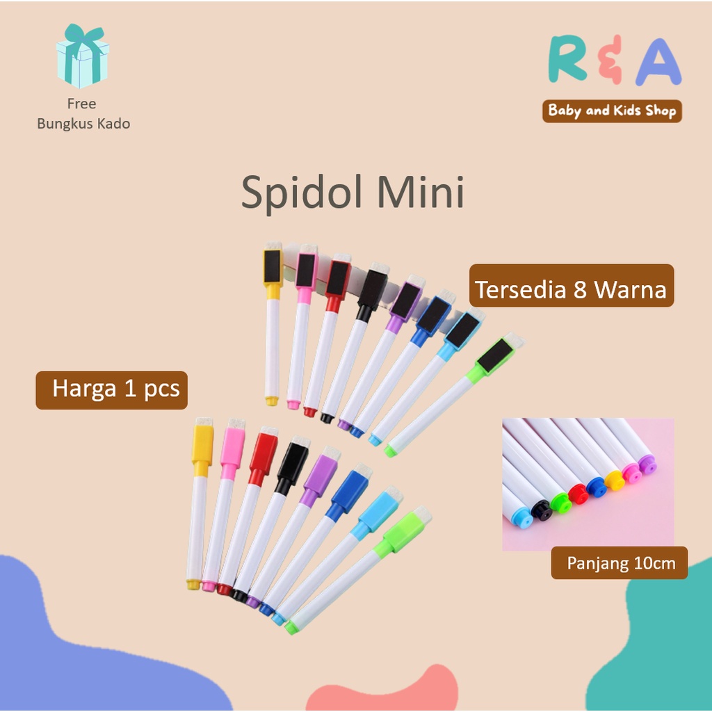 

Spidol Mini Magnet Alat Tulis Papan White Board 1 pc Wipe and Clean