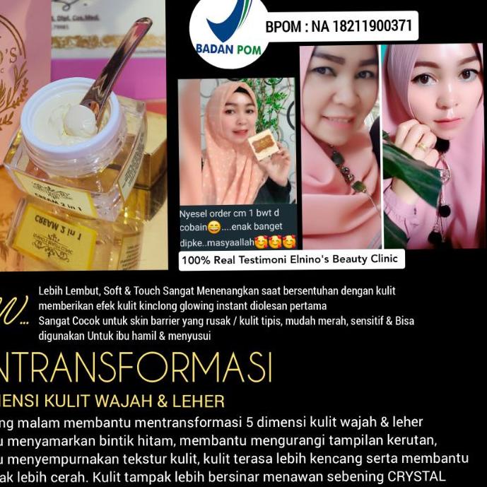 ✩ POWER CRYSTAL LIFT CREAM 2in1 ELNINO'S BEAUTY CLINIC  ❉