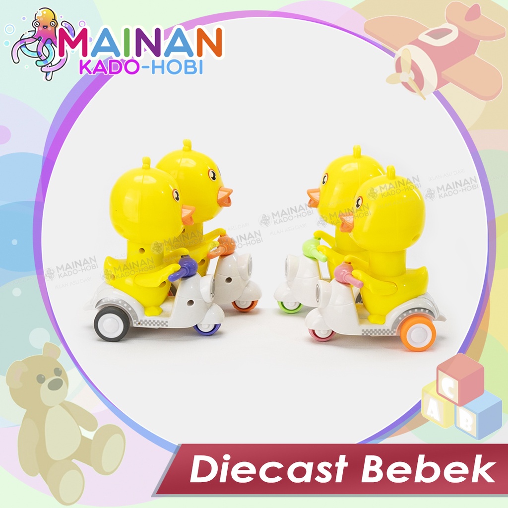 KADO LEBARAN MAINAN ANAK PRESS CAR SEPEDA MOTOR VESPA KARAKTER BEBEK SUPERHERO ANIMAL LOL MICKEY