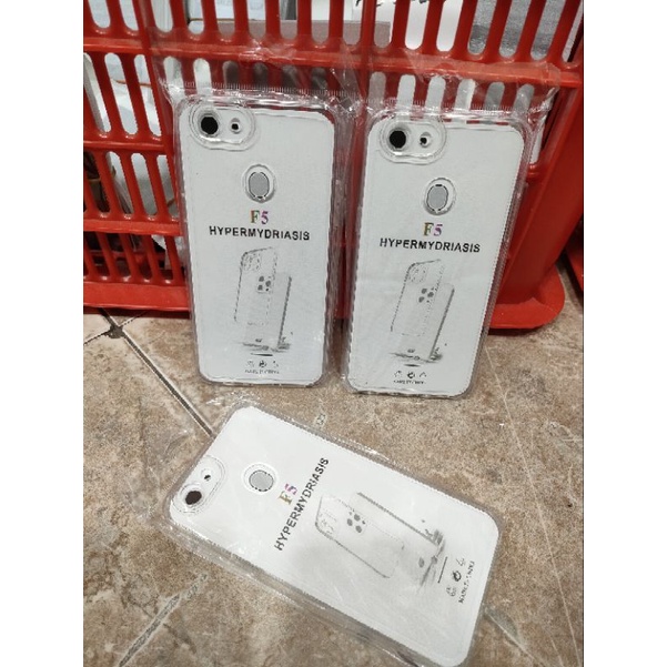 Softcase Oppo F5 Silikon Casing Case Bening Terasfaran Transparan Pelindung Pro Camera