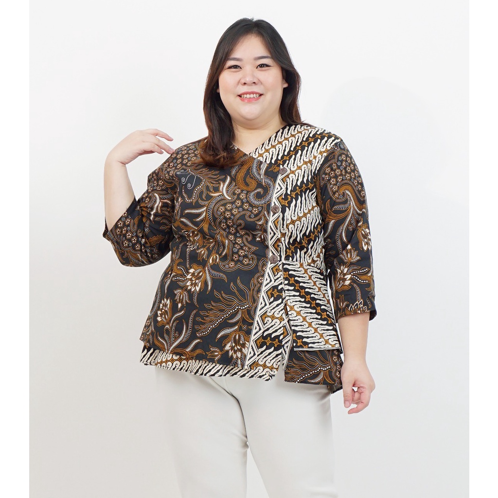 Baju Batik Wanita Blouse batik Jumbo 184 (Limited Edition)  Mrs1