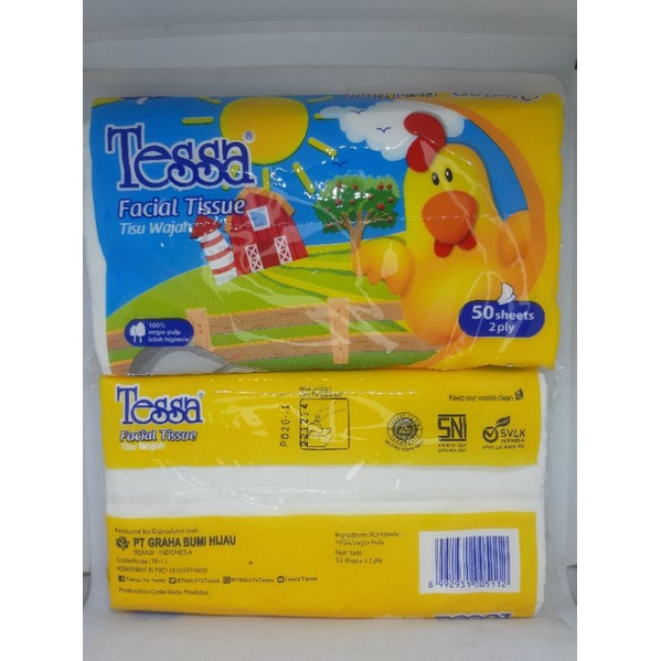 TISU SAKU TESSA 50s / POCKET TISSUE TESSA 50 sheets
