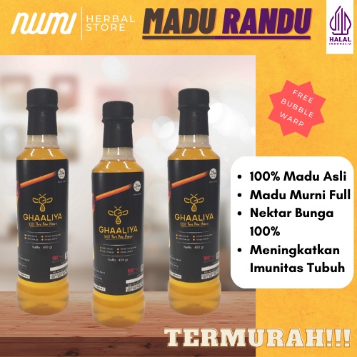 

Madu Uray Madu Randu Alami Asli 100% Murni Ghaaliya Nektar Randu Obat Herbal Lambung Mag Maag Asam Lambung dan Promil Program Hamil Kesehatan Imun Tubuh Original 450gr 500gr 600gr 1000gr