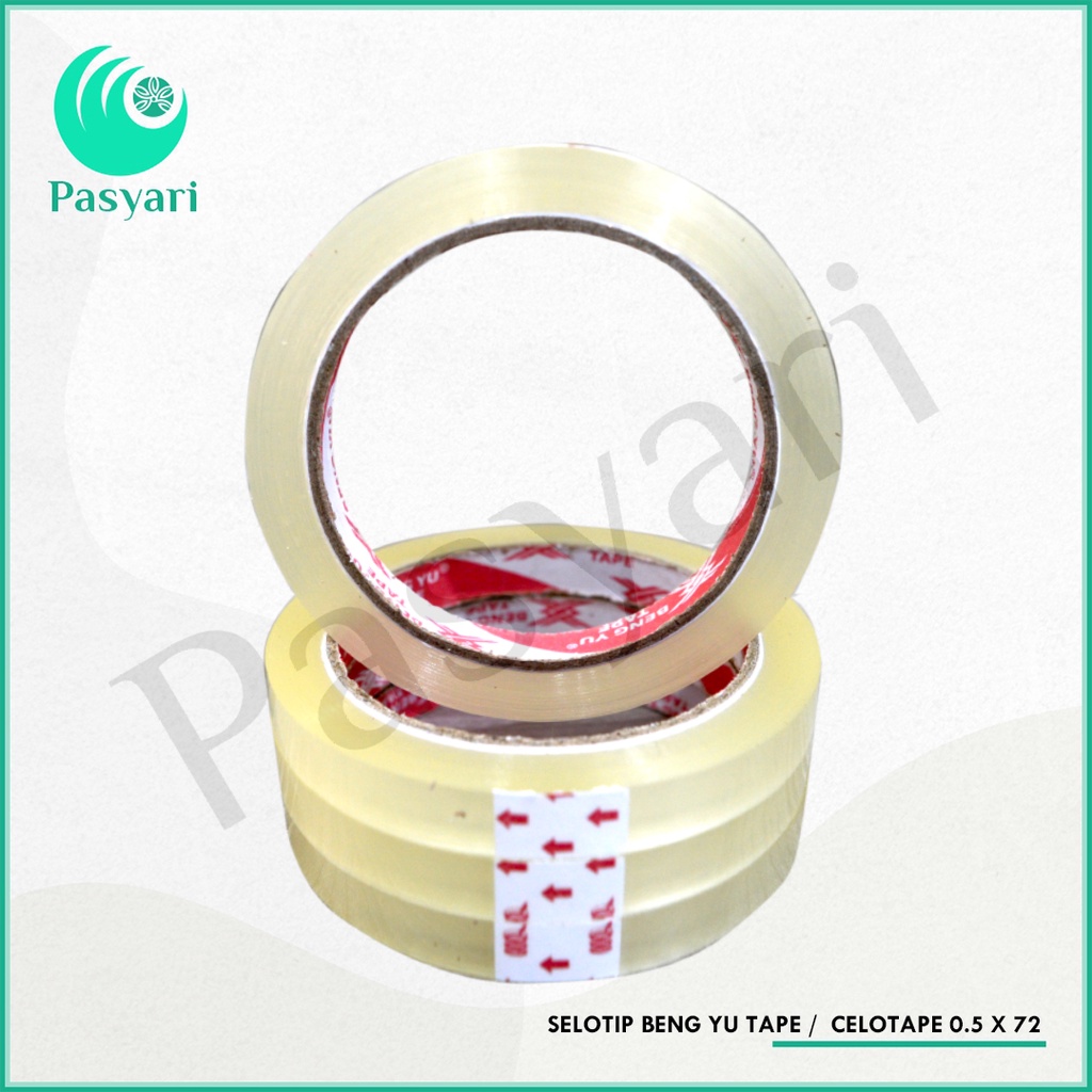 

Selotip Beng Yu Tape / celotape 0.5 x 72