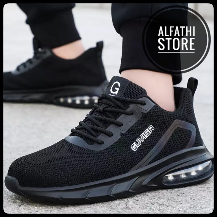 Safety Sepatu Safety Sneakers New Guyisa Black Light