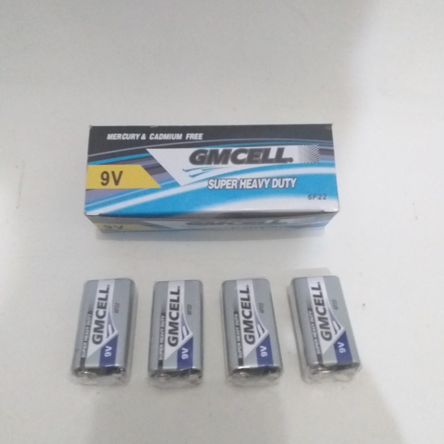 GMCELL Batere Baterei Super Heavy 9 Volt Long Lasting Lebih Tahan Lama