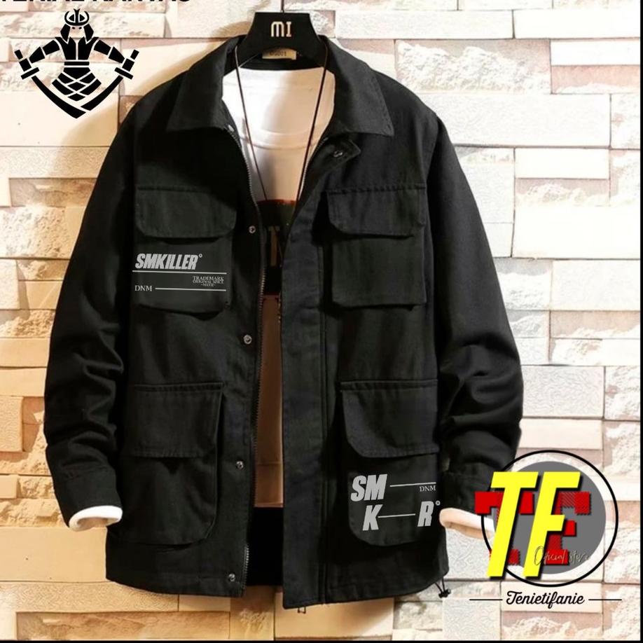 ➺ TF Store Original Sm killer Jaket Semi Parka Kanvas Big Size XXL ❃