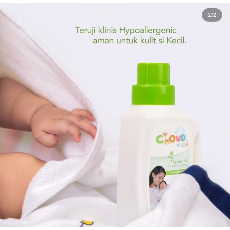 Cloud Laundry Detergen 1200 ml / 3 in 1 / Detergen Pewangi &amp; Pelembut