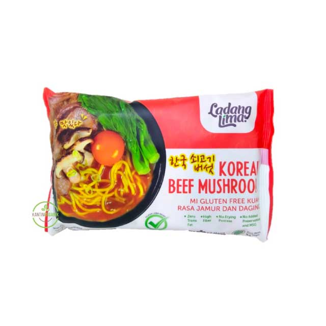 

LADANG LIMA MIE KOREAN BEEF MSHROOM 94G