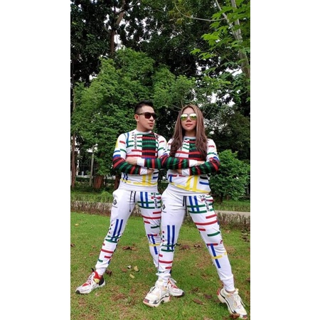 SETELAN OLAHRAGA SENAM WANITA ORI SXB SPORT KAOS LENGAN PANJANG &JOGGER SXB GOALS