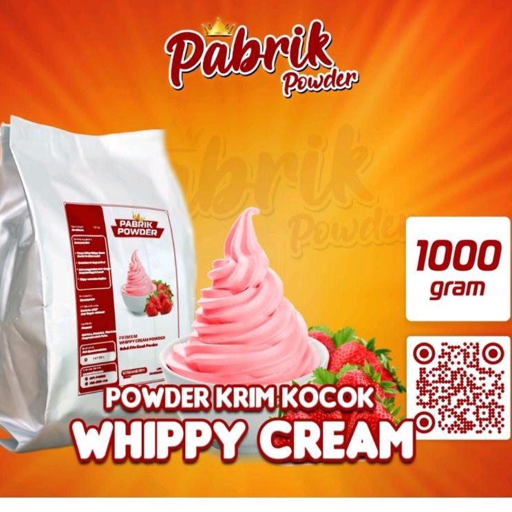 

>D2289) ⭐⭐⭐⭐⭐ Premium Whippy Cream Powder Premix 1000 gram