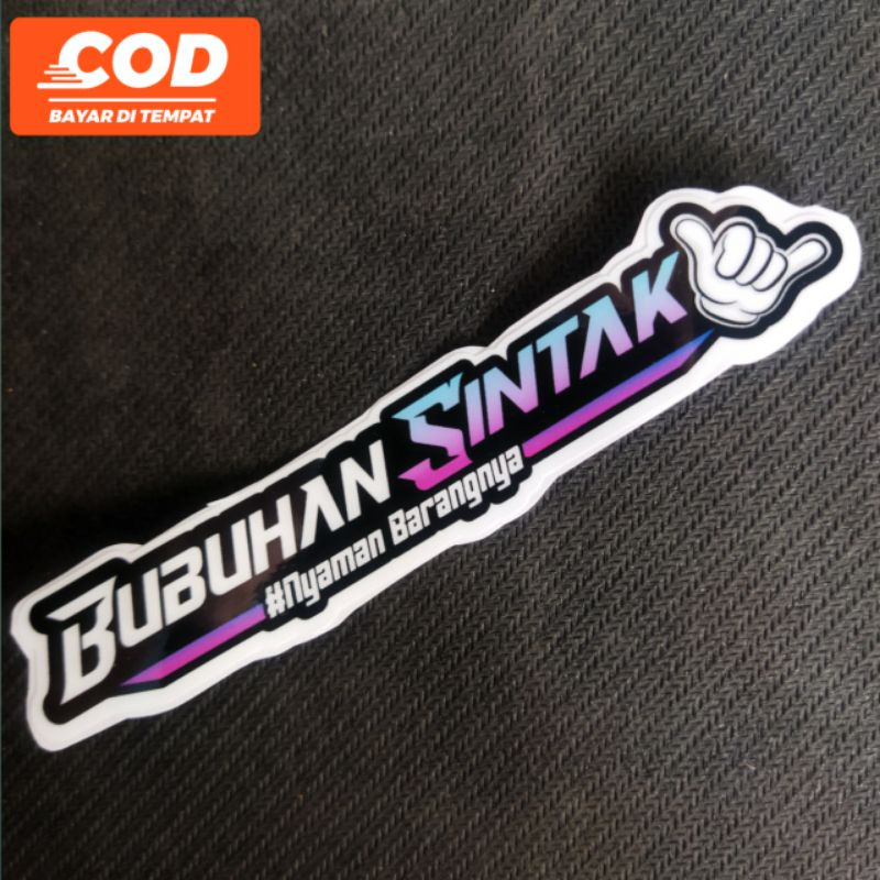 Stiker bebuhan Sintak