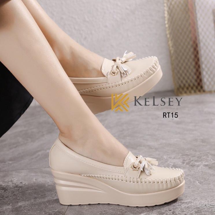 Murah Banget Kelsey Sepatu Kerja Wanita / Sepatu Wedges 6,5 Wanita RT15