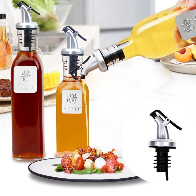 Tutup Botol Dispenser Minyak Zaitun / Wine / Bir Model Flip Top Untuk Bartender