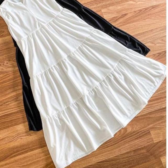 ✲ ilook | Innap Maxi Dress | Inner Dress | Long dress Tanpa Lengan | Maxi Dress Flare ➹