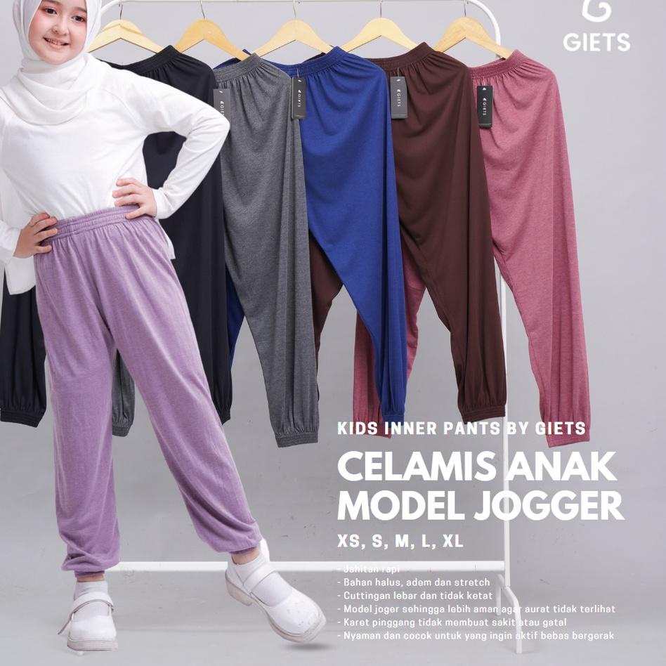 Top DesignFf4F9 Kids Inner pants | Celamis Anak model Jogger / Kerut By Giets