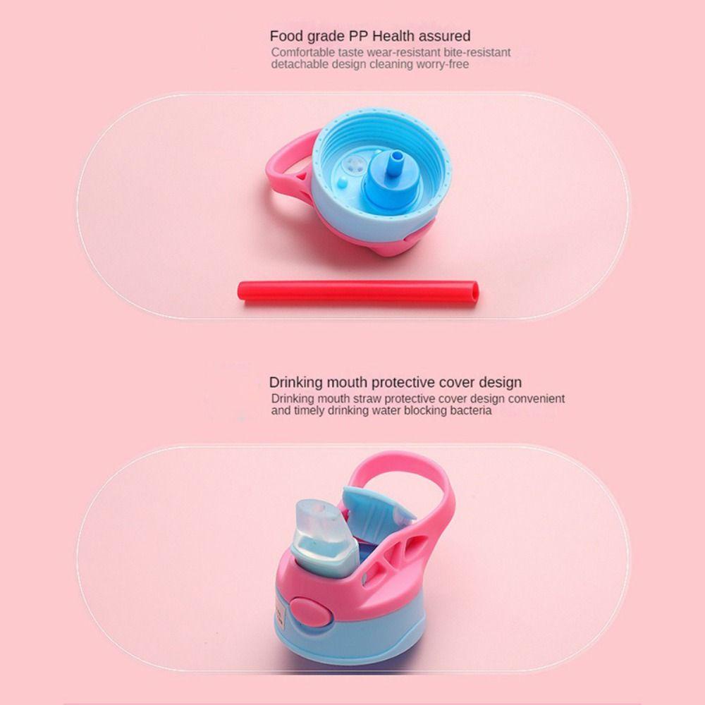 Solighter Kid Water Sippy Cups Anti Bocor Gelas Makan Bayi Botol Olahraga Botol Air